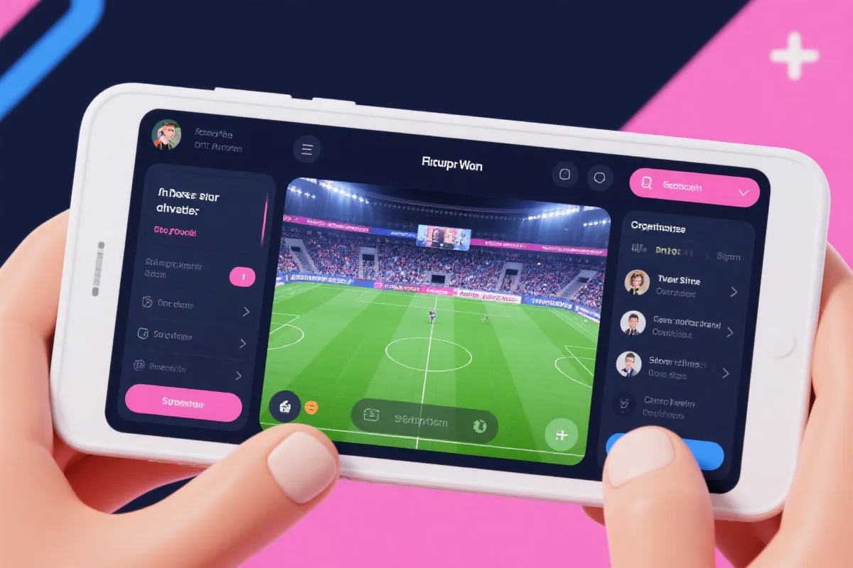 比赛直播界面示意