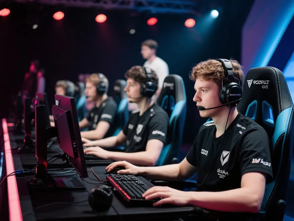 LPL 职业选手在舞台上