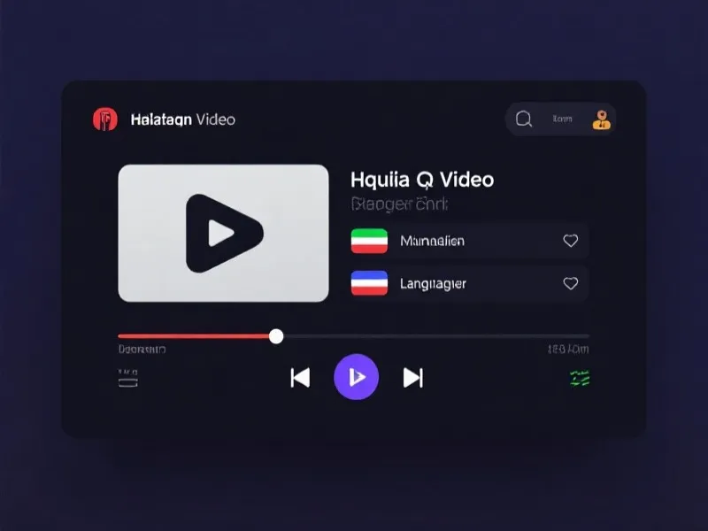 HD Streaming Interface